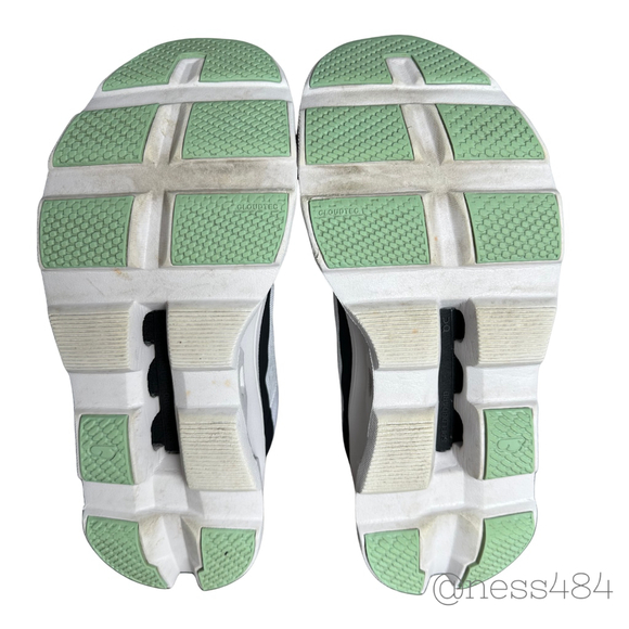 Womens On Running Cloudmonster Running Shoes Frost | Black US M 8.5 & W10 - Picture 6 of 7